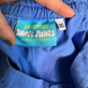 Big Bud Press 3XL blue work shorts